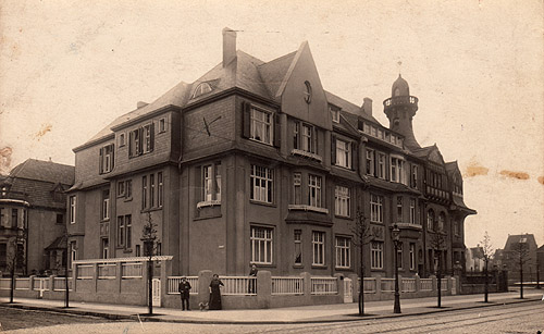 Königsallee Straßenecke Christstrasse um 1910