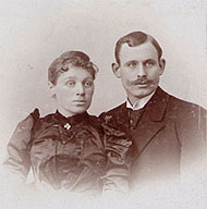 Foto Eheleute Koch um 1900