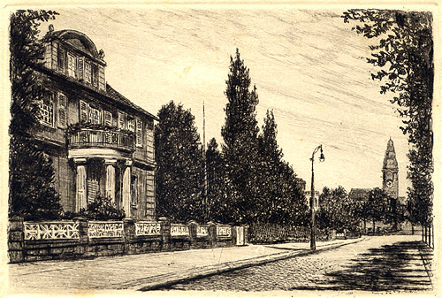 Königsallee mit Haus Nummer 76