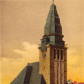 Melanchthonkirche Karte von 1925