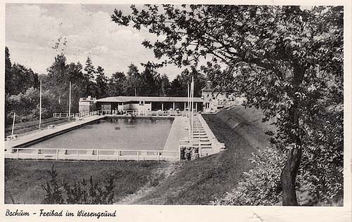 Wiesental Bad mit Schwimmbecken um 1951