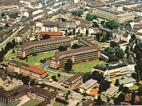 Bergmannsheil Luftbild 1970er