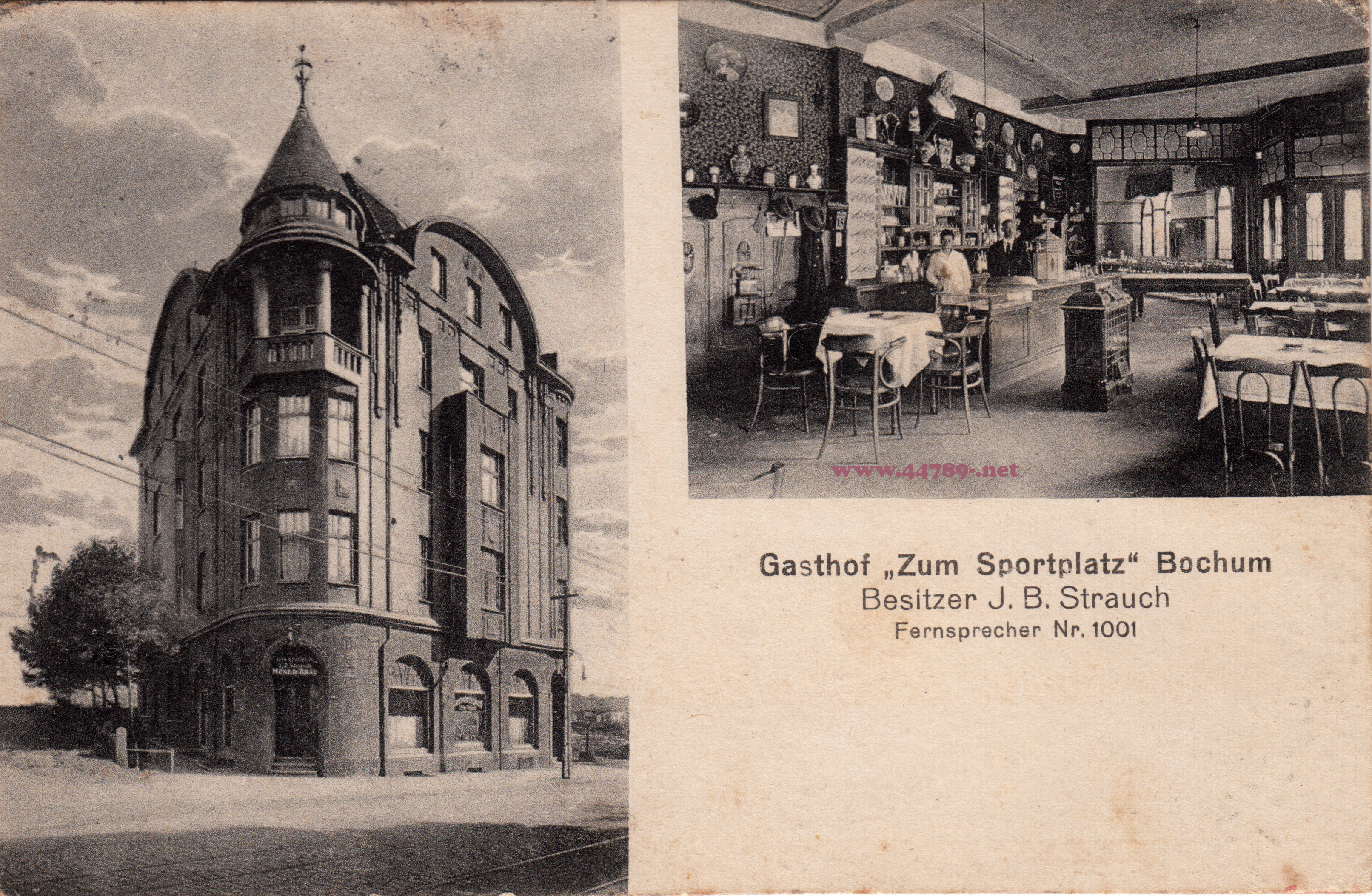 Gaststätte zum Sportplatz, Hattingerstrasse 103