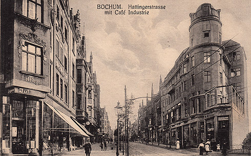 Hattinger Strae mit Cafe Industrie