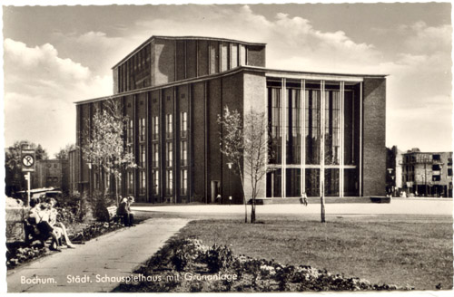 Schauspielhaus im Jahre 1955