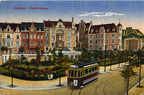 Westfalenplatz um 1920